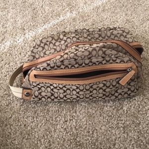 SOLD Coach toiletries bag